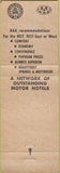 Matchbook Cover - Travel Lodge Prince George BC Canada
