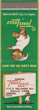 Matchbook Cover - Travel Lodge Burbank CA motel