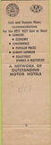 Matchbook Cover - Travel Lodge Seattle WA motel