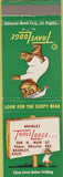 Matchbook Cover - Travel Lodge Brawley CA motel