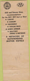 Matchbook Cover - Travel Lodge Brawley CA motel