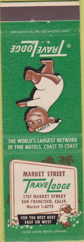 Matchbook Cover - Travel Lodge San Francisco CA Market St