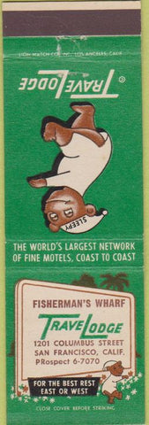 Matchbook Cover - Travel Lodge San Francisco CA Columbus