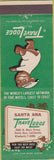Matchbook Cover - Travel Lodge Santa Ana CA Main St