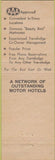 Matchbook Cover - Travel Lodge Santa Ana CA Main St
