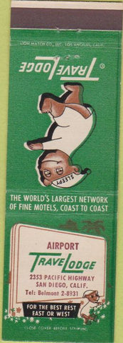 Matchbook Cover - Travel Lodge San Diego CA Pacific Hwy