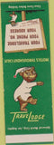 Matchbook Cover - Travel Lodge No Town motel SAMPLE