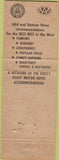 Matchbook Cover - Travel Lodge Motel Oakland CA Townhouse