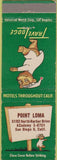 Matchbook Cover - Travel Lodge Motel Point Loma San Diego CA