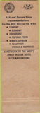 Matchbook Cover - Travel Lodge Motel Point Loma San Diego CA