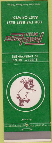 Matchbook Cover - Travel Lodge Motel NO TOWN