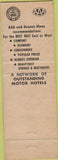 Matchbook Cover - Travel Lodge Motel NO TOWN