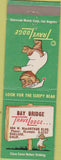 Matchbook Cover - Travel Lodge Motel Bay Bridge Oakland CA
