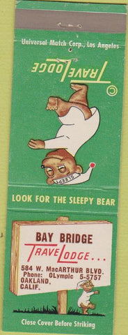 Matchbook Cover - Travel Lodge Motel Bay Bridge Oakland CA