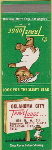 Matchbook Cover - Travel Lodge Motel Oklahoma City OK
