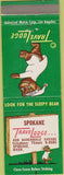 Matchbook Cover - Travel Lodge Motel Spokane WA