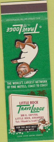 Matchbook Cover - Travel Lodge Motel Little Rock AR