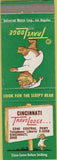 Matchbook Cover - Travel Lodge Motel Cincinnati OH