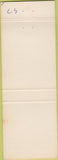 Matchbook Cover - Jim's Service Center Car Repair Kalamazoo MI