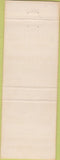 Matchbook Cover - Government Hill Auto Supply Anchorage AK peach