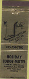 Matchbook Cover - Holiday Lodge Motel Antioch CA