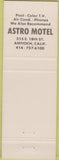 Matchbook Cover - Holiday Lodge Motel Antioch CA