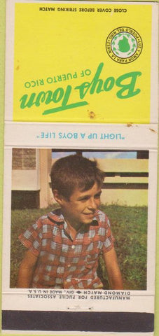 Matchbook Cover - Boys Town of Puerto Rico WEAR 30 Strike