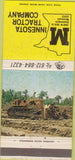Matchbook Cover - Minnesota Tractor Co Bloomington MN Allis Chalmers 30 Strike