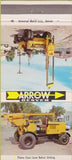 Matchbook Cover - Arrow Manufacturing Tractors Denver CO 30 Strike