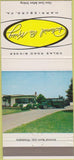 Matchbook Cover - Daniel B Krieg Road Surfacing Pavement Harrisburg PA 30 Strike