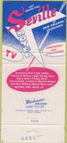 Matchbook Cover - Middlesex Beauty Barber Supply Perth Amboy NJ Girlie 30 Strike