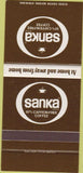 Matchbook Cover - Sanka Coffee Caffein Free SAMPLE 30 Strike