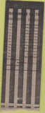 Matchbook Cover - WITH Radio Baltimore MD Colts Schedule POOR BOBTAIL