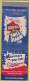 Matchbook Cover - Movies Entertainment TX Texas WORN