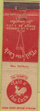 Matchbook Cover - Tail O The Cock Los Angeles CA Rooster WEAR