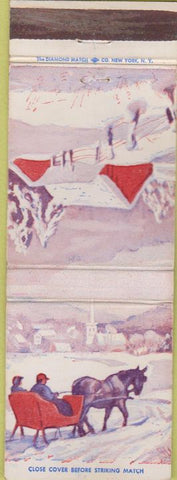 Matchbook Cover - Stimpson Fasteners Brooklyn NY Christmas