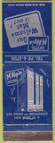 Matchbook Cover - Hotel McAlpin New York City WEAR