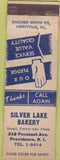 Matchbook Cover - Silver Lake Bakery Providence RI