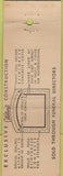 Matchbook Cover - Wilbert Burial Vault caskets CREASE