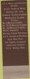 Matchbook Cover - RA Heindel United State Graphite Saginaw MI
