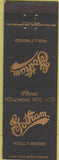Matchbook Cover - Gotham Hollywood CA