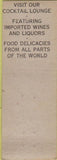 Matchbook Cover - Gotham Hollywood CA
