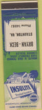 Matchbook Cover - Insulate Insulation Bryan Bechk Staunton VA