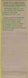 Matchbook Cover - Insulate Insulation Bryan Bechk Staunton VA