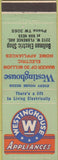 Matchbook Cover - Westinghouse Appliances Bollman Electric Los Angeles CA?