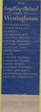 Matchbook Cover - Westinghouse Appliances Bollman Electric Los Angeles CA?