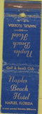 Matchbook Cover - Naples Beach Club Naples FL WORN