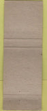 Matchbook Cover - Military Uniforms Shipper Seafarer Navy