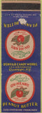 Matchbook Cover - Long's Ox Heart Peanut Butter WEAR