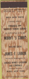 Matchbook Cover - James Larkin Liquor Rome NY